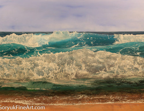 Ocean 23, 30″x40″, $600