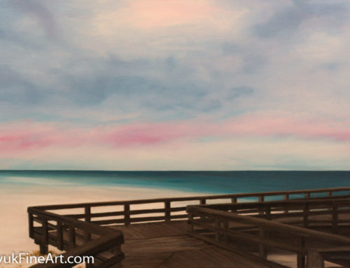 Ocean 24, 24″x36″, $500