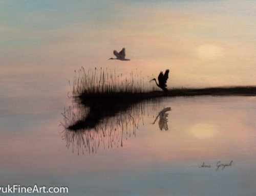 River, 24″x36″, $450